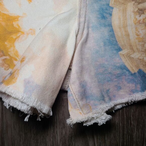 NWT Blank NYC The Barrow Vintage High Rise Short Women's Size 26 Vatican Angels - Picture 6 of 11